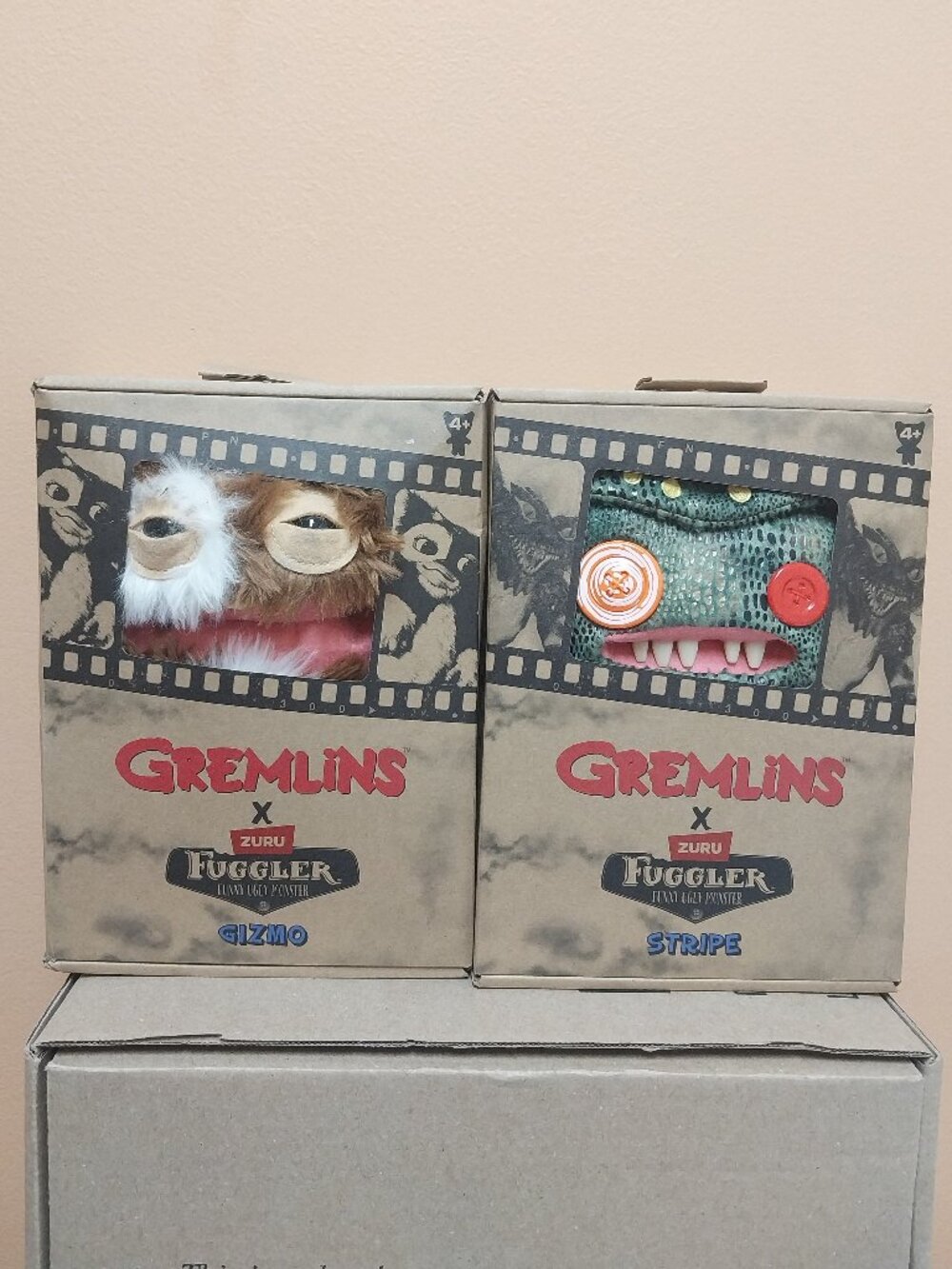 Zuru Fuggler X Gremlins Gizmo & Stripe (2 of 2) Plush Set Funny Ugly Monster